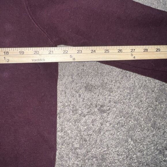 Polo Ralph Lauren Performance Sweatshirt Mens Medium Maroon Red 1/4 Zip Sweater - Picture 5 of 6